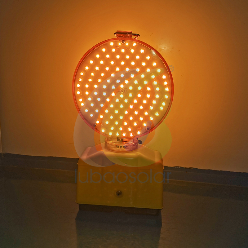 Night barricade warning light, road flare and road stud-LUBAO